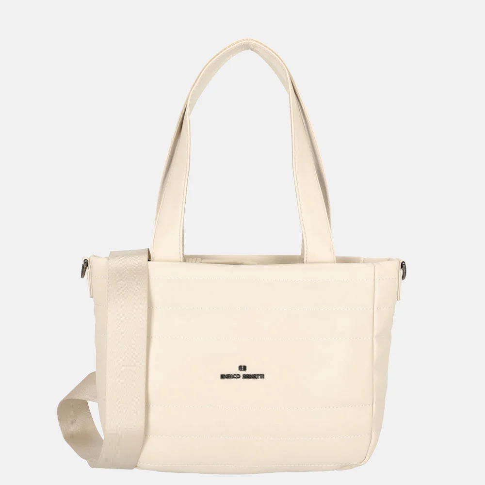 Enrico Benetti Romy handtas puffy off white